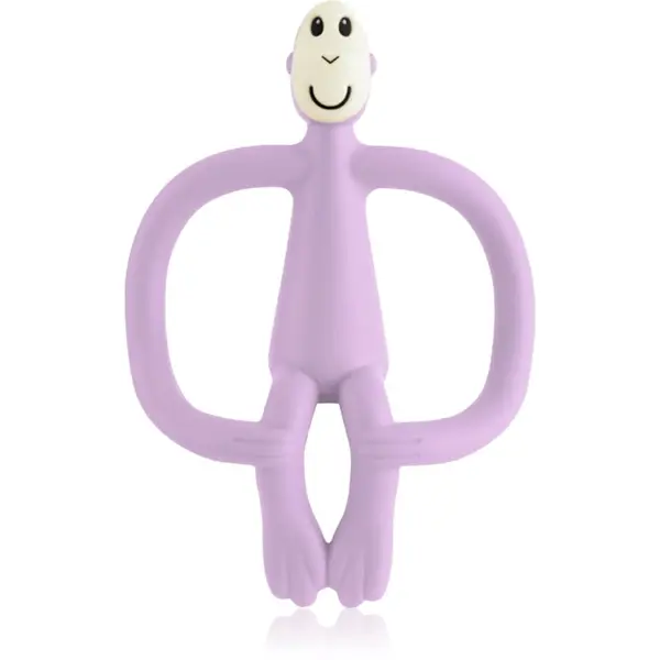 Matchstick Monkey Matchstick Monkey Teething Toy and Gel Applicator гризалка с четка 2 в 1 Lilac 1 бр.