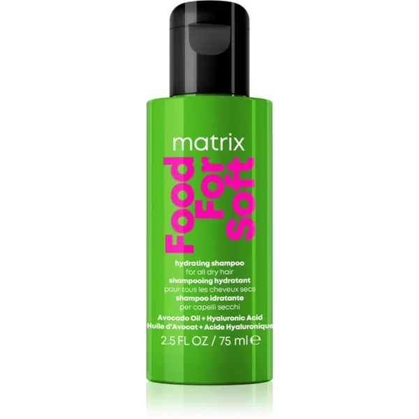 Matrix Matrix Food For Soft хидратиращ шампоан с хиалуронова киселина 75 мл.