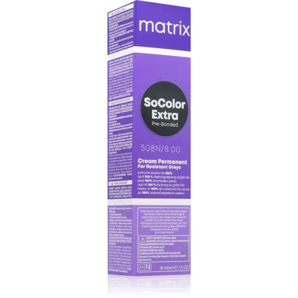 Matrix Matrix SoColor Extra Pre-Bonded перманентната боя за коса цвят 508N 90 мл.