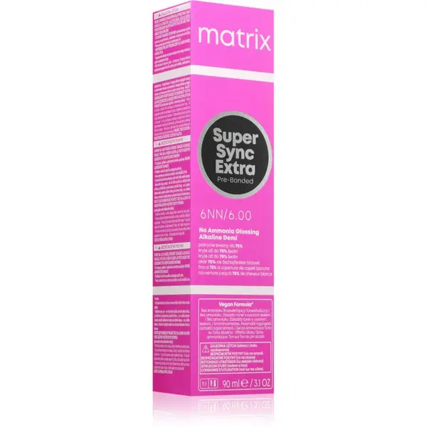 Matrix Matrix SoColor Extra Pre-Bonded перманентната боя за коса цвят 6NN 90 мл.