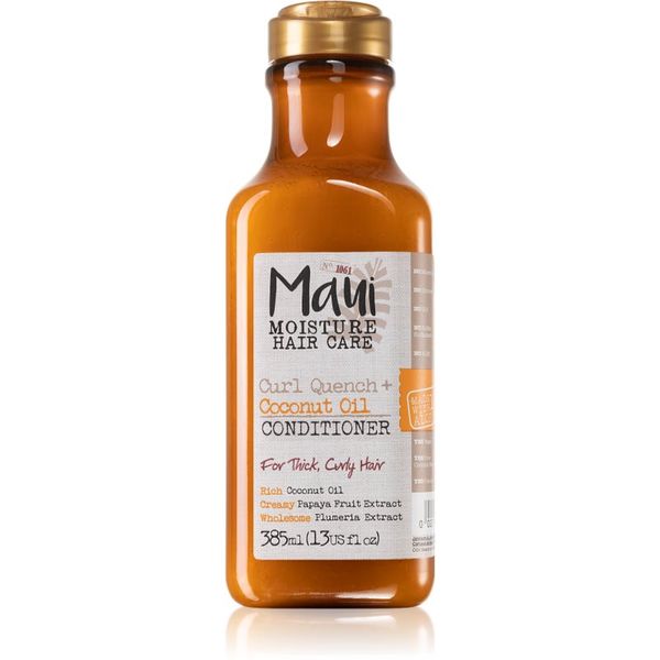 Maui Moisture Maui Moisture Curl Quench + Coconut Oil балсам с кокосово масло за чуплива и къдрава коса 385 мл.