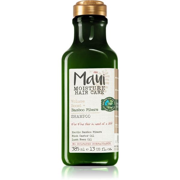 Maui Moisture Maui Moisture Volume Boost + Bamboo Fibers подсилващ шампоан за тънка коса без обем 385 мл.