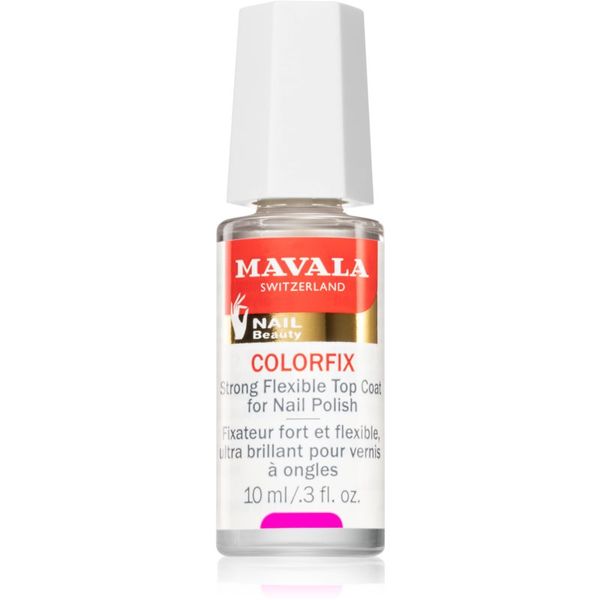 Mavala Mavala Nail Beauty Colorfix финален лак за съвършена защита и интензивен блясък 10 мл.