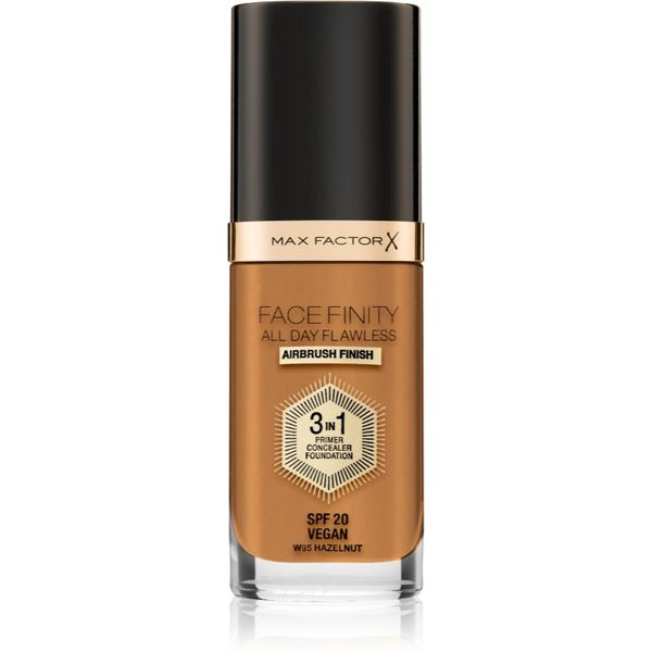 Max Factor Max Factor Facefinity All Day Flawless дълготраен фон дьо тен SPF 20 цвят W95 Hazelnut 30 мл.