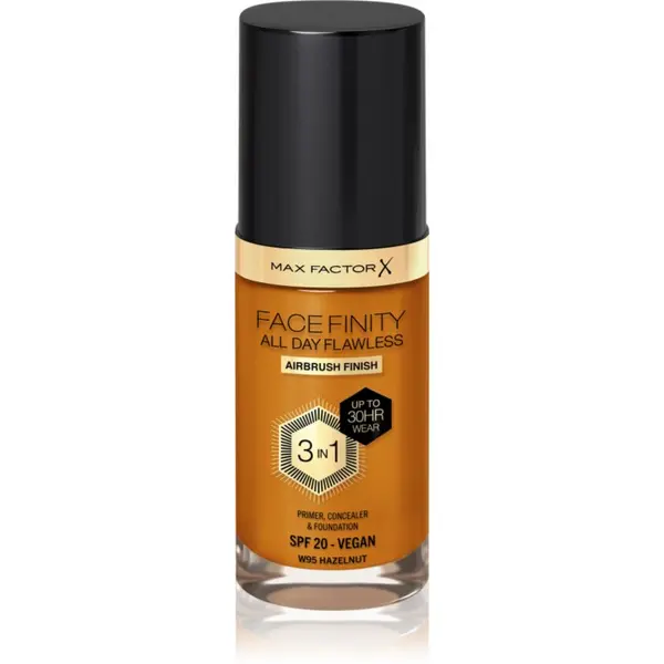 Max Factor Max Factor Facefinity All Day Flawless дълготраен фон дьо тен SPF 20 цвят W95 Hazelnut 30 мл.