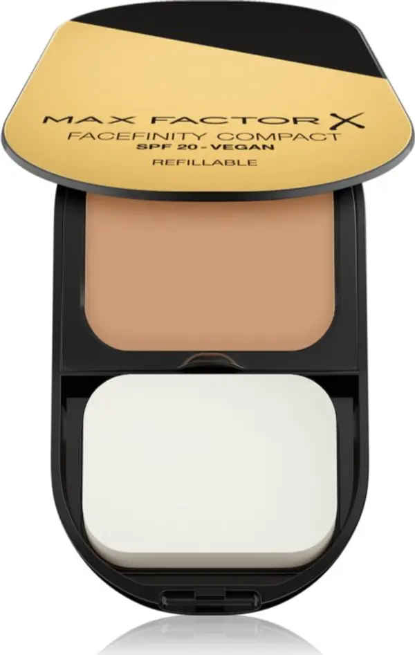 Max Factor Max Factor Facefinity Refillable компактен матиращ фон дьо тен SPF 20 цвят 001 Porcelain 10 гр.