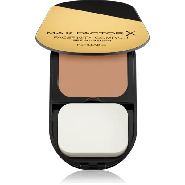 Max Factor Max Factor Facefinity Refillable компактен матиращ фон дьо тен SPF 20 цвят 005 Sand 10 гр.