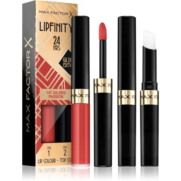 Max Factor Max Factor Lipfinity Gilded Edition дълготрайно червило с балсам цвят 147 Gilded Passion 4,2 гр.