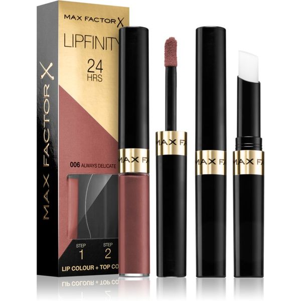 Max Factor Max Factor Lipfinity Lip Colour дълготрайно червило с балсам цвят 006 Always Delicate 4,2 гр.