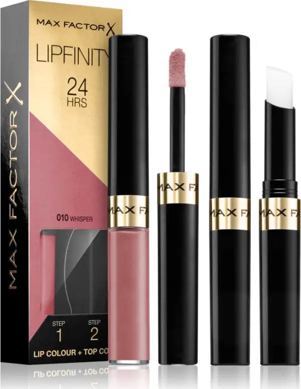 Max Factor Max Factor Lipfinity Lip Colour дълготрайно червило с балсам цвят 010 Whisper 4,2 гр.
