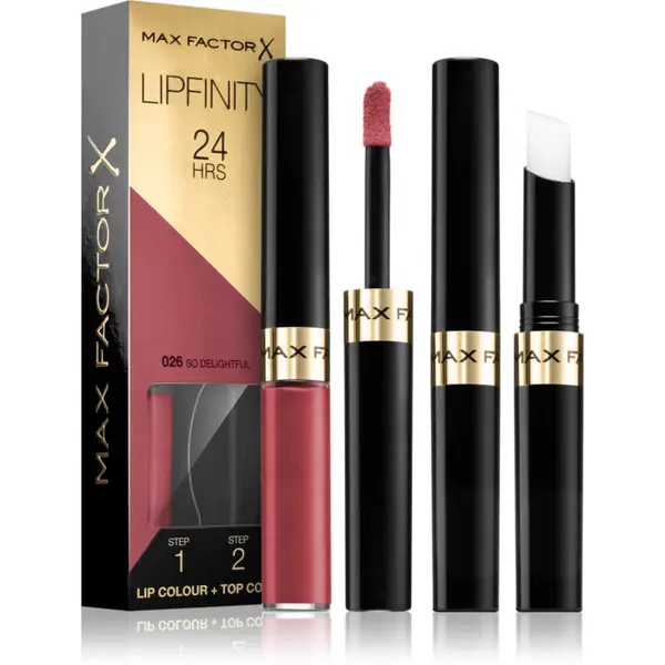 Max Factor Max Factor Lipfinity Lip Colour дълготрайно червило с балсам цвят 026 So Delightful 4,2 гр.