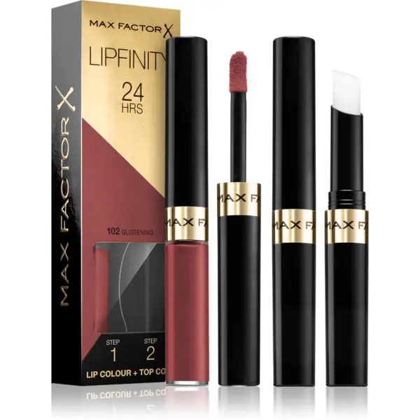 Max Factor Max Factor Lipfinity Lip Colour дълготрайно червило с балсам цвят 102 Glistening 4.2 гр.