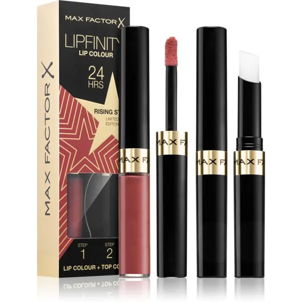 Max Factor Max Factor Lipfinity Rising Stars дълготрайно течно червило с балсам цвят 090 Starstruck 1 бр.