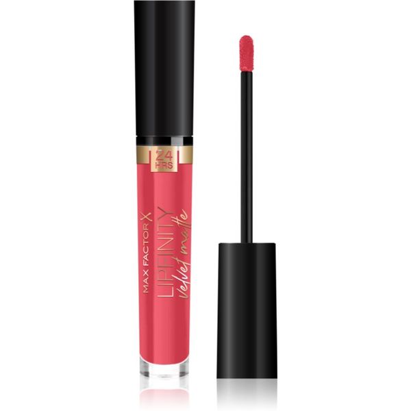Max Factor Max Factor Lipfinity Velvet Matte матиращо течно червило цвят 025 Red Luxury 3,5 мл.