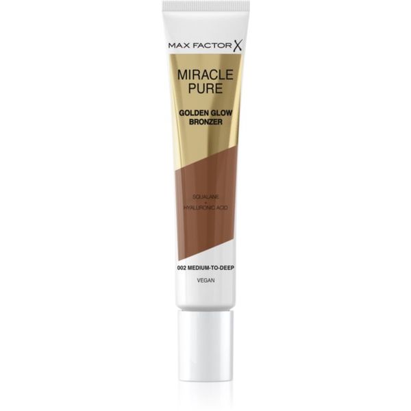 Max Factor Max Factor Miracle Pure бронзър-крем за озаряване на лицето цвят 002 Medium to Dark 15 мл.