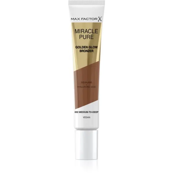 Max Factor Max Factor Miracle Pure бронзър-крем за озаряване на лицето цвят 002 Medium to Dark 15 мл.