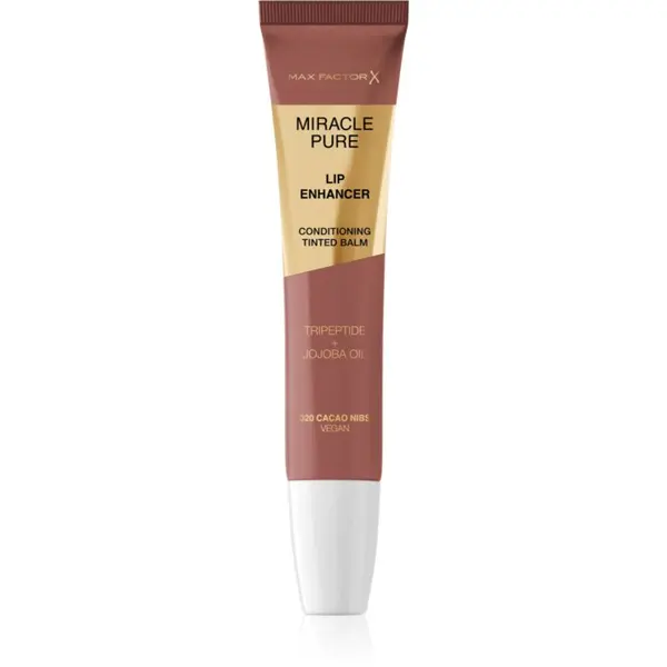 Max Factor Max Factor Miracle Pure Lip Enhancer хидратиращ блясък за устни цвят 020 Cacao Nibs 12 мл.