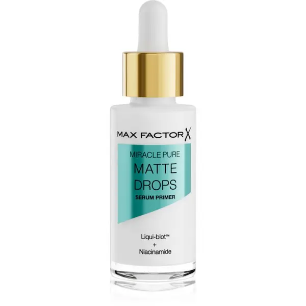 Max Factor Max Factor Miracle Pure Matte Drops основа за изглаждане и матиране на лицето 30 мл.