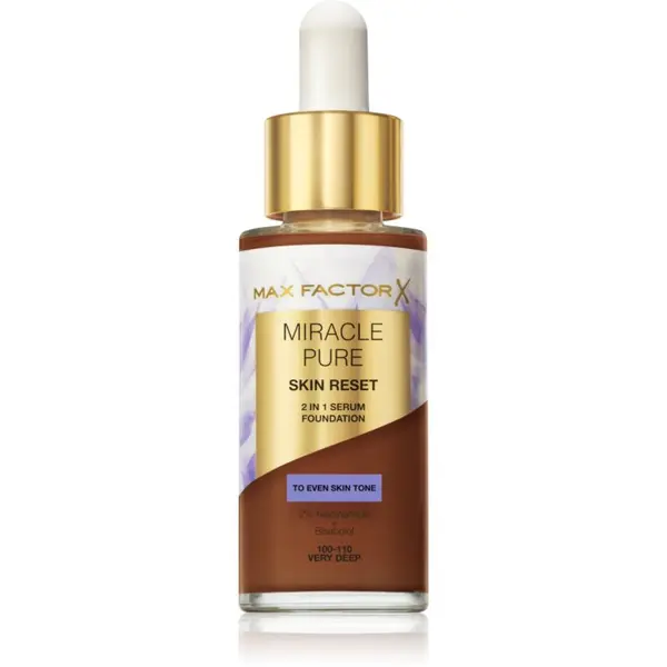 Max Factor Max Factor Miracle Pure Серум фон дьо тен цвят 100-110 Very Deep 30 мл.