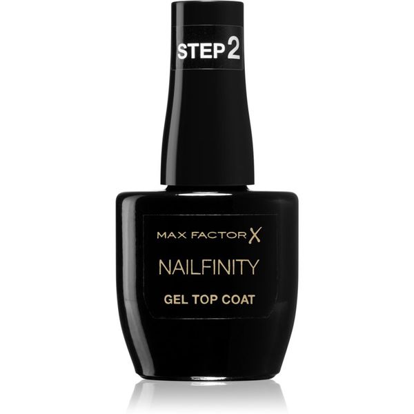 Max Factor Max Factor Nailfinity Gel Top Coat гел топ лак за нокти цвят 100 The Finale 12 мл.