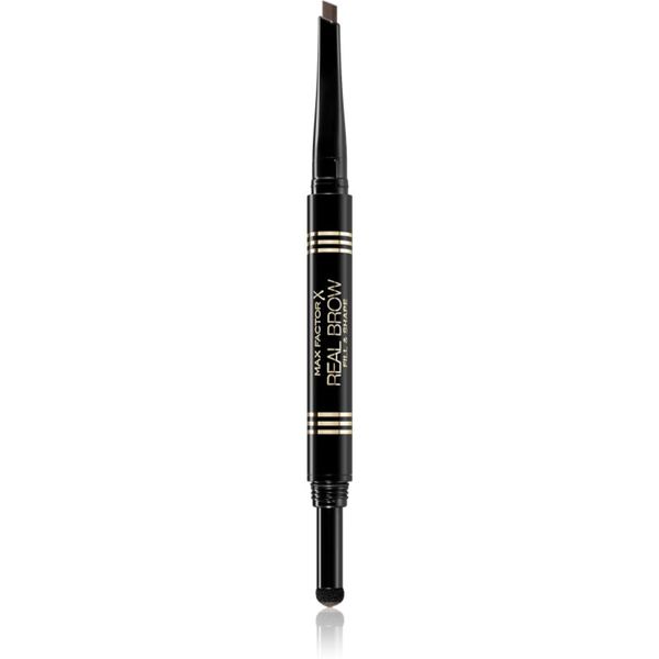 Max Factor Max Factor Real Brow Fill & Shape молив за вежди цвят 03 Medium Brown 0.6 гр.