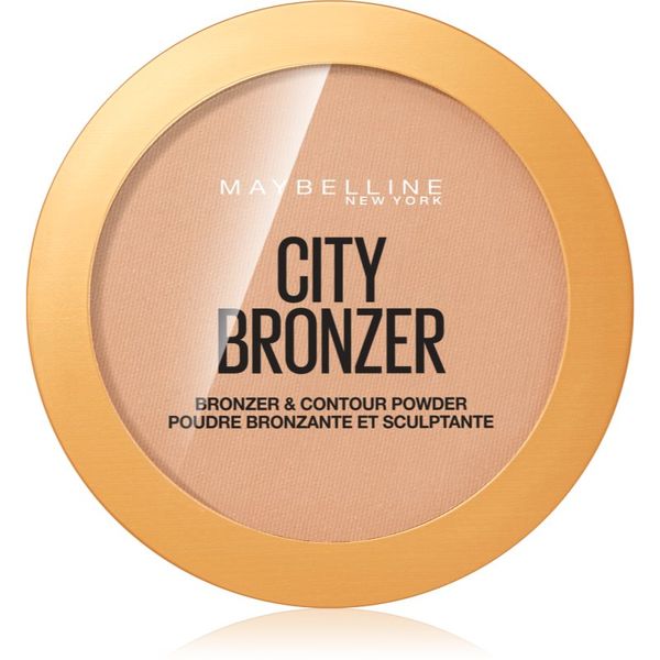 Maybelline Maybelline City Bronzer бронзант и контурна пудра цвят 200 Medium Cool 8 гр.