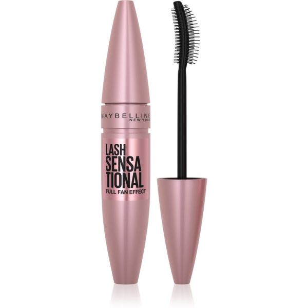Maybelline Maybelline Lash Sensational удължаваща спирала за плътни мигли цвят 01 - Very Black 9,5 мл.