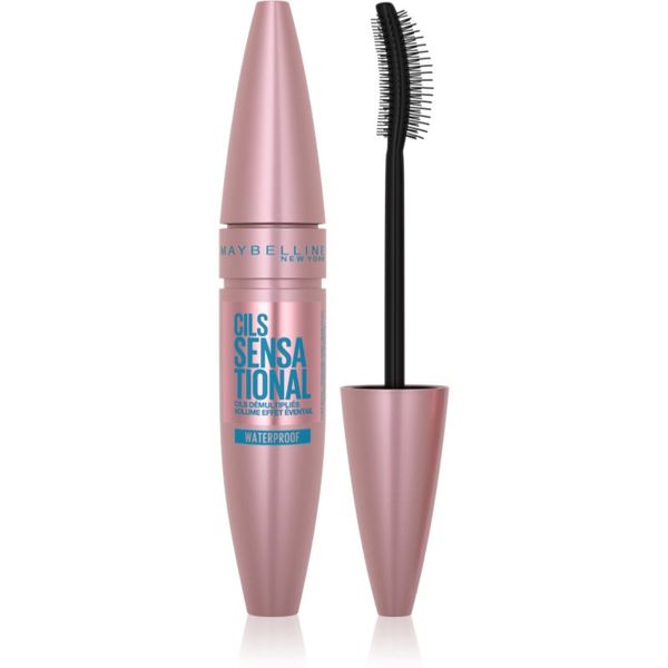 Maybelline Maybelline Lash Sensational водоустойчива спирала за удължаване, извиване на миглите и придаване на обем цвят Black 9,4 мл.