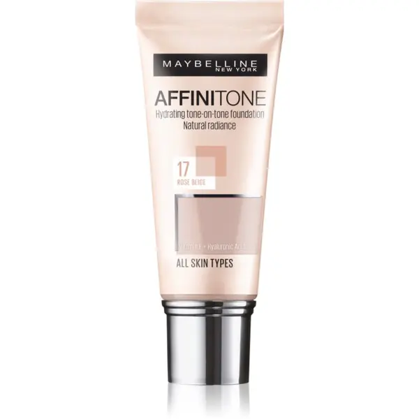 MAYBELLINE NEW YORK MAYBELLINE NEW YORK Affinitone хидратиращ фон дьо тен цвят 17 Rose Beige 30 мл.