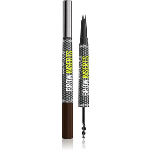 MAYBELLINE NEW YORK MAYBELLINE NEW YORK Brow Inserts маркер за вежди с четка 2 в 1 цвят 1.25 мл.