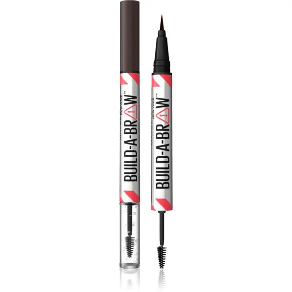 MAYBELLINE NEW YORK MAYBELLINE NEW YORK Build-A-Brow двустранен молив за вежди за фиксиране и оформяне цвят 259 Ash Brown 1 бр.