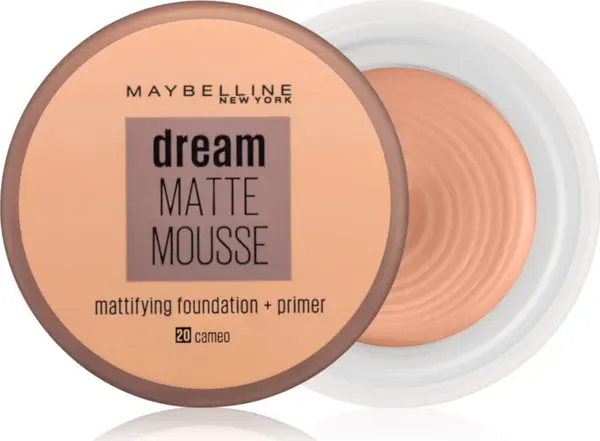 MAYBELLINE NEW YORK MAYBELLINE NEW YORK Dream Matte Mousse матиращ фон дьо тен цвят 20 Cameo 18 мл.