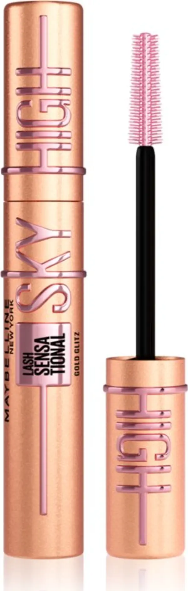 MAYBELLINE NEW YORK MAYBELLINE NEW YORK Lash Sensational Sky High спирала за обем и удължаване на мигли цвят Rose Gold 7.5 мл.
