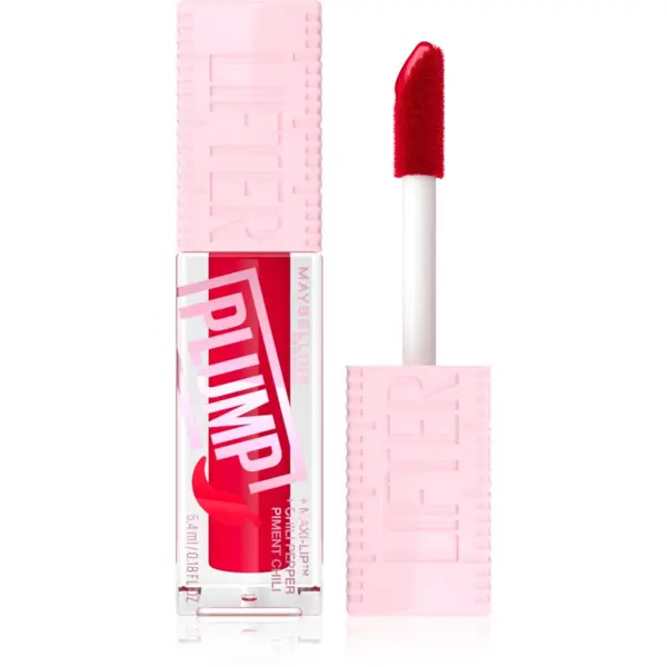 MAYBELLINE NEW YORK MAYBELLINE NEW YORK Lifter Plump блясък за устни с увеличаващ ефект цвят 004 Red Flag 5.4 мл.