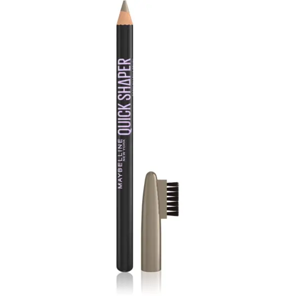 MAYBELLINE NEW YORK MAYBELLINE NEW YORK Quick Shaper прецизен молив за вежди с четка цвят 02 Blonde 1 бр.