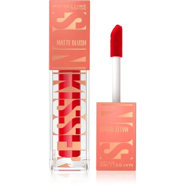 MAYBELLINE NEW YORK MAYBELLINE NEW YORK Sunkisser Matte течен руж с матиращ ефект цвят 36 Spicy Red 4.7 мл.