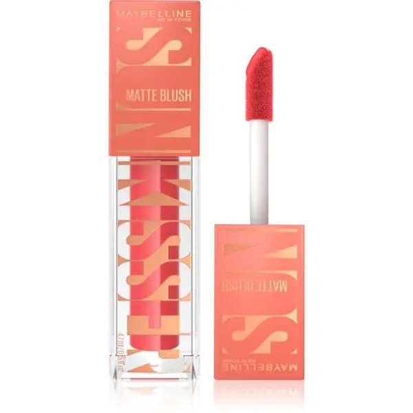 MAYBELLINE NEW YORK MAYBELLINE NEW YORK Sunkisser Matte течен руж с матиращ ефект цвят 40 Rose Burst 4.7 мл.