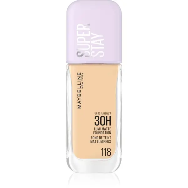 MAYBELLINE NEW YORK MAYBELLINE NEW YORK SuperStay Lumi-Matte лек фон дьо тен за дълготраен ефект цвят 118 35 мл.
