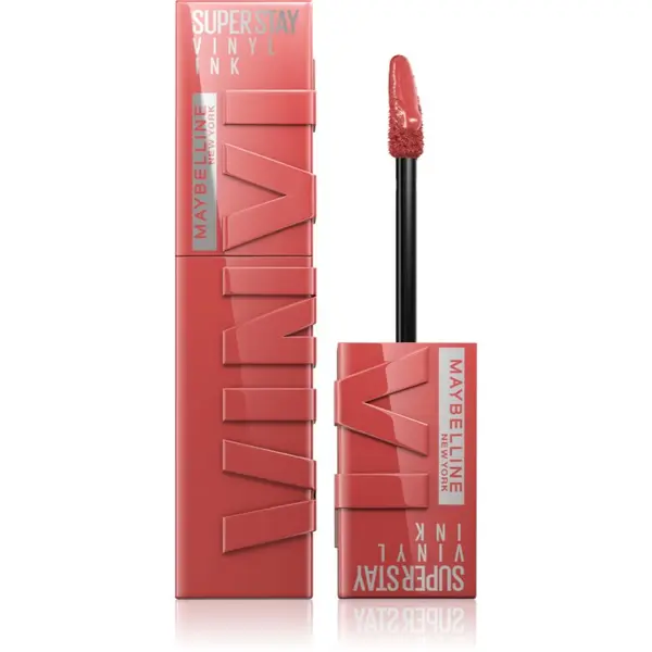 MAYBELLINE NEW YORK MAYBELLINE NEW YORK SuperStay Vinyl Ink дълготрайно течно червило 15 PEACHY 4.2 мл.
