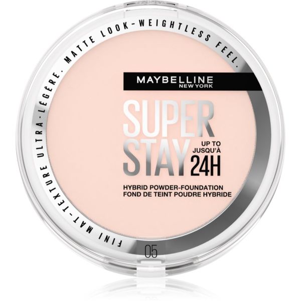 Maybelline Maybelline SuperStay 24H Hybrid Powder-Foundation компактна пудра за матиране цвят 05 9 гр.