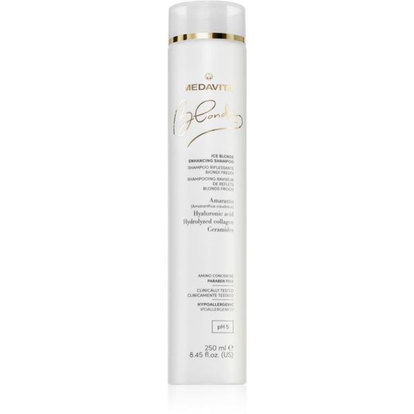Medavita Medavita Blondie Ice Blonde Enhancing Shampoo шампоан за студени руси нюанси 250 мл.