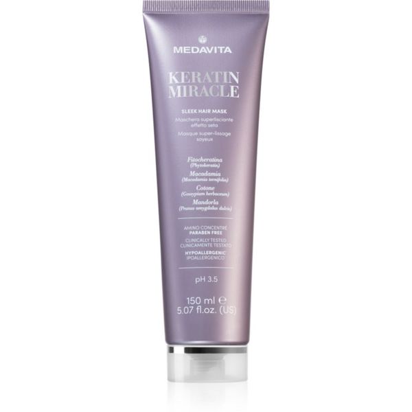Medavita Medavita Keratin Miracle Sleek Hair Mask овлажняваща и изглаждаща маска 150 мл.