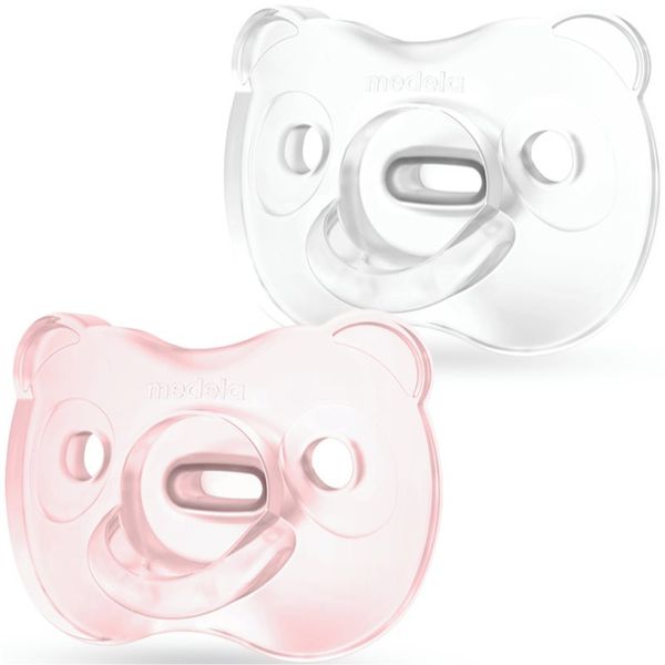 Medela Medela Soft Silicone Soother Girl 0-6m биберон 0-6m 2 бр.