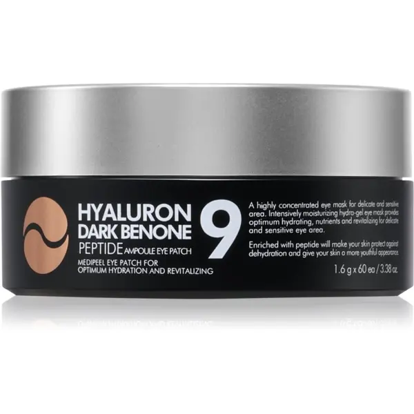 Medi - Peel Medi - Peel Hyaluron Dark Benone Peptide 9 Ampoule хидрогел стелки против тъмни кръгове под очите 60 бр.