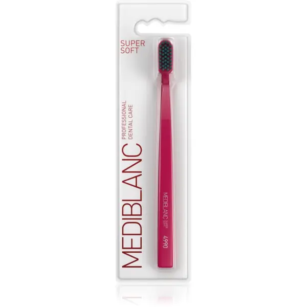 MEDIBLANC MEDIBLANC 4990 Super Soft четка за зъби супер софт Dark Pink 1 бр.