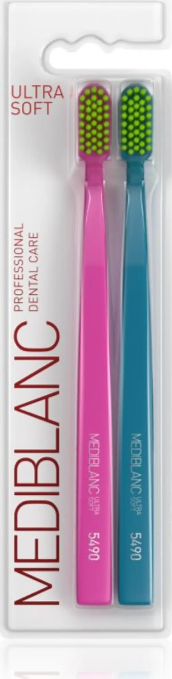 MEDIBLANC MEDIBLANC 5490 Ultra Soft четки за зъби ултра софт Pink, Blue 2 бр.
