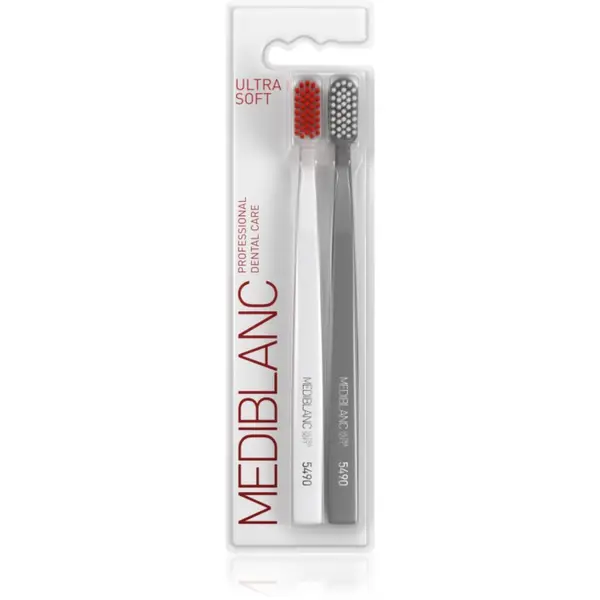 MEDIBLANC MEDIBLANC 5490 Ultra Soft четки за зъби ултра софт White, Grey 2 бр.