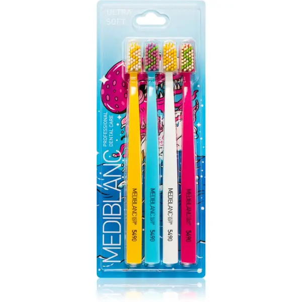 MEDIBLANC MEDIBLANC 5490 Ultra Soft Limited edition четки за зъби ултра софт (summer limited edition) 4 бр.