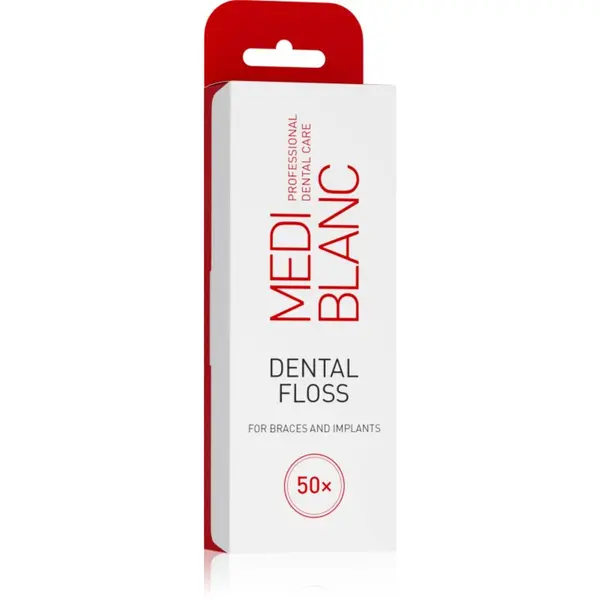 MEDIBLANC MEDIBLANC Dental Floss For Braces дентален концец за брекети и импланти 50 бр.