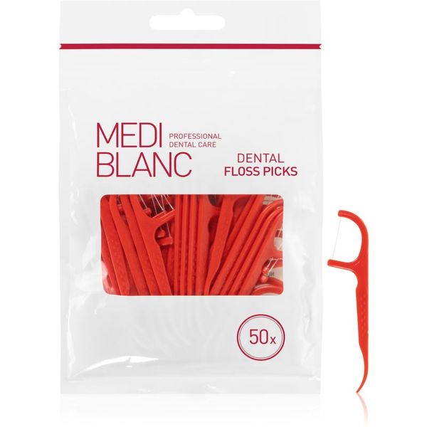MEDIBLANC MEDIBLANC Dental Floss Picks дентални клечки с конец 50 бр.